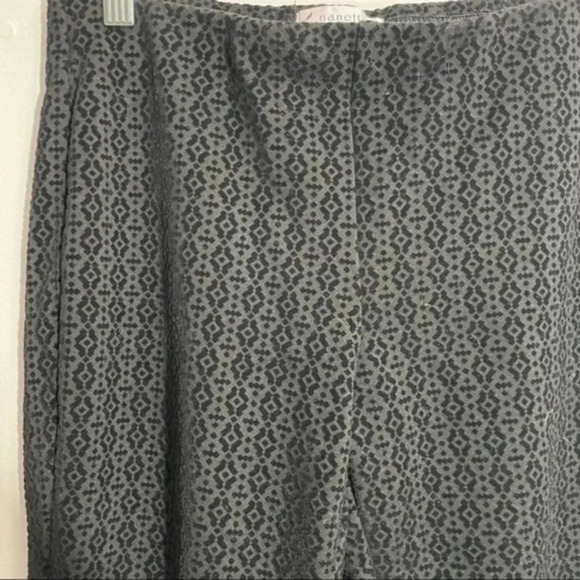 Nanette Lepore black textured printed skinny pants Small - Picture 4 of 6